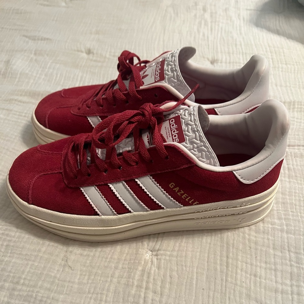 Adidas Gazelle Bold Red! 6.5